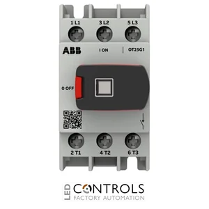 1SCA163417R1001 ABB OT25G1-3BS Switch-disconnector OT Plus 25 A, size G1, 3-pole, incl. handle - image 2