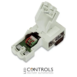 Wago 750-971 Connector Profibus, With D-Sub Male Connector 9-Pole