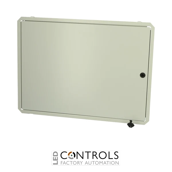 8120915 Fibox IDS ARCA 6080 Inner door set Galvanized steel door frames, door from aluminium, RAL 7035, for size 600x800x300