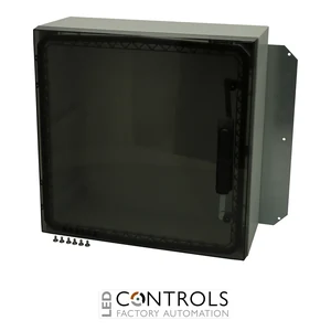 8121112 Fibox ARCA 505021ST Cabinet, Polycarbonate Transparent cover, Swinghandle