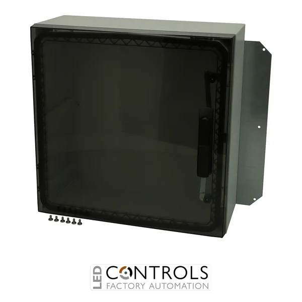 8121112 Fibox ARCA 505021ST Cabinet, Polycarbonate Transparent cover, Swinghandle