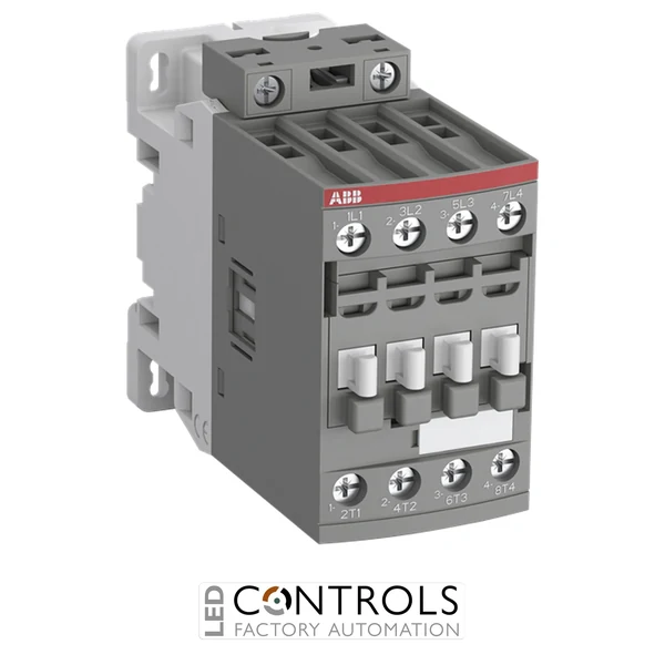 1SBL291201R8100 ABB AFC38-40-00-81 - AFC38 38A 4 Pole AC Operated Contactor No Auxiliary Contact