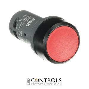 1SFA619100R1021 ABB CP1-10R-20 Red Momentary Compact Pushbutton 2NO - image 3