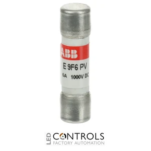2CSM213506R1801 ABB E9F6PV E 9F6 PV Fuse 6A 1000V DC 10.3x38mm gPV - image 2