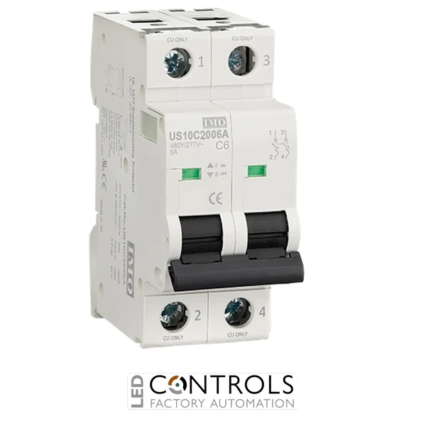 US10C2020A IMO 10kA UL1077 MCB 2 pole 20A C Curve