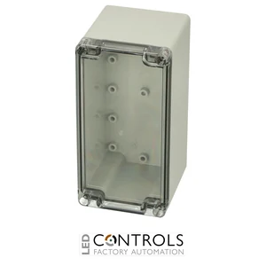 7022651 Fibox PCT 081609 Enclosure, Polycarbonate Clear transparent cover