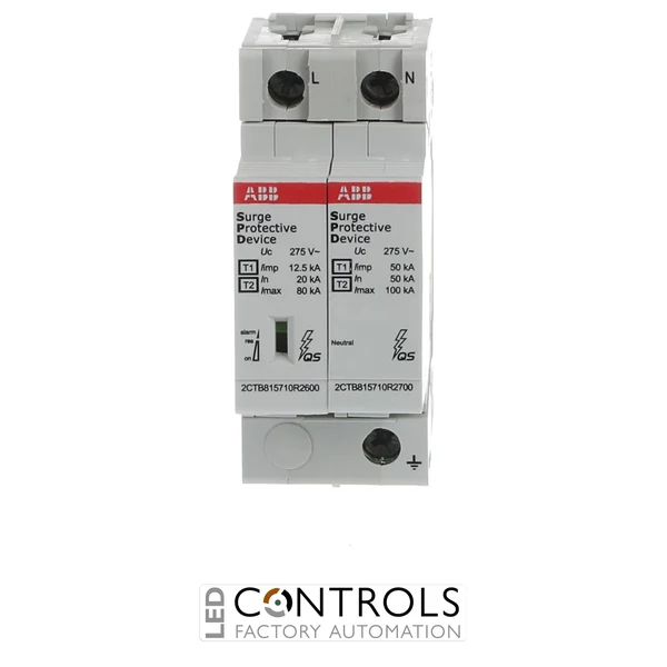 2CTB815710R1300 ABB OVR T1-T2 1N 12.5-275s P QS Type 1+2 Surge Protective Device