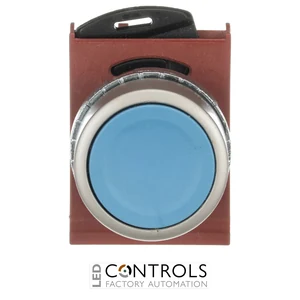 1SFA184006R9004 ABB P9MPNLG Blue Flush Momentary Pushbutton - image 2