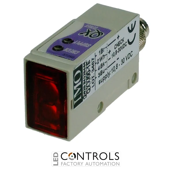 QX3/A0-1E IMO Photo-Electric Switch Block Diffuse Reflection, M12 Plug