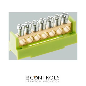 01144 Wohner PE-terminal, green/yellow