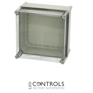 5330072 Fibox PC 2828 18 T Enclosure, Polycarbonate Transparent cover