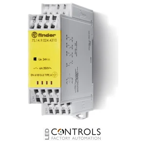 7S.14.9.024.4220 Finder Modular relay with forcibly guided contacts 6 - 10 A