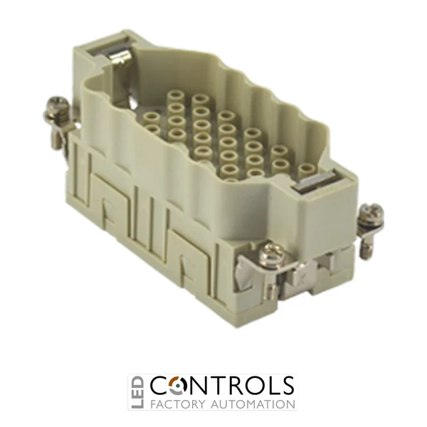CQEEM40 Ilme Male insert 40 pole and earth 16 amp crimp Size 77.27