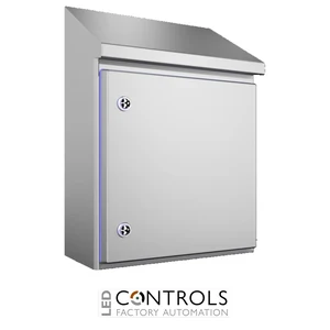 HD1306.600 Rittal Compact enclosure WHD: 390x430(H1)x549(H2)x210mm Stainless steel