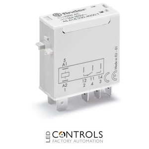 46.61.8.120.4000T Finder Miniature industrial relay 1pole 16A 120V