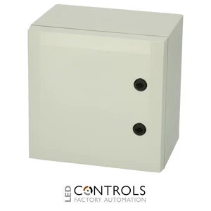 8120005 Fibox ARCA 303021 Cabinet, Polycarbonate Grey cover, 2-point locking, hinges on the long side