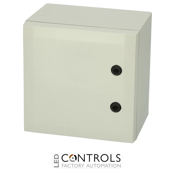8120005 Fibox ARCA 303021 Cabinet, Polycarbonate Grey cover, 2-point locking, hinges on the long side