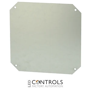 8120732 Fibox MPS ARCA 3030 Mounting plate (250x250x2 mm) Galvanized steel, for sizes 300x300x210