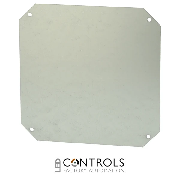 8120732 Fibox MPS ARCA 3030 Mounting plate (250x250x2 mm) Galvanized steel, for sizes 300x300x210