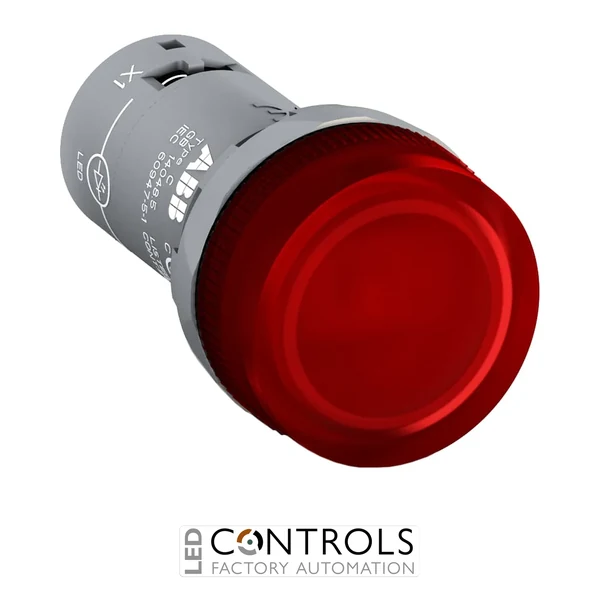 1SFA619403R5061 ABB CL2-506R Pilot Light 6.3V DC Red LED