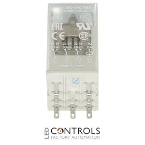 1SVR405612R7000 ABB CR-M110AC3 Pluggable Interface Relay 110 V AC 3 c/o 10 A