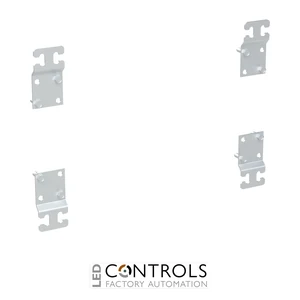 4TBA831000C0100 ABB 831000 Aria Stainless Steel Wall Mounting Brackets 4 Pieces - image 3