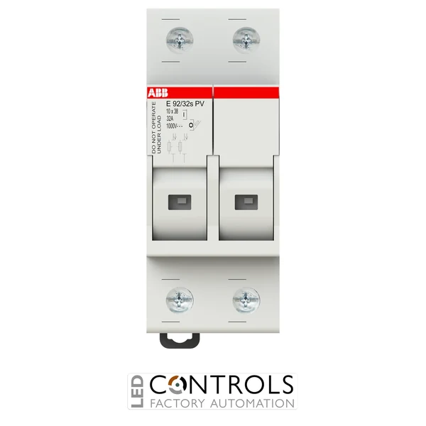 2CSM256913R1801 ABB E9232SPV E 92/32s PV Fuseholder 2P 32 A 1000 V DC 10.3 x 38 mm
