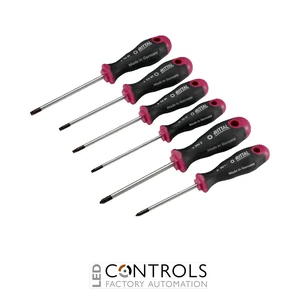 AS4052.201 Rittal Screwdriver Set uninsulated PH1_2/Tx 15_20_25_30