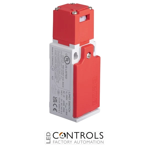 EMAS L5K27LUM320 EMAS L5 SERIES LIMIT SW. SLOW ACTION 1NC+2NO SMOOTH METAL KEY