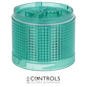 LTN70ML3 Lovato Blinking or steady light module Ø70mm. Integrated LED lamp, green