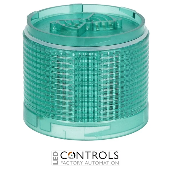 LTN70ML3 Lovato Blinking or steady light module Ø70mm. Integrated LED lamp, green