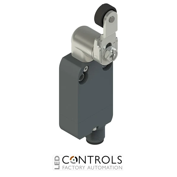 NF B112KC-SMK Pizzato Modular prewired switch with adjustable shaped metal revolving lever diam. 14 roller