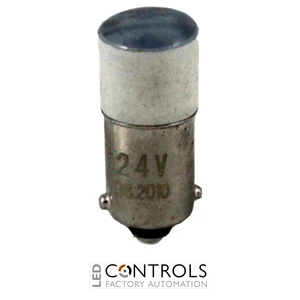 B3-L24A-BLUE IMO Blue LED Lamp 24V AC/DC For B3F Lamp Holders (BA9S)