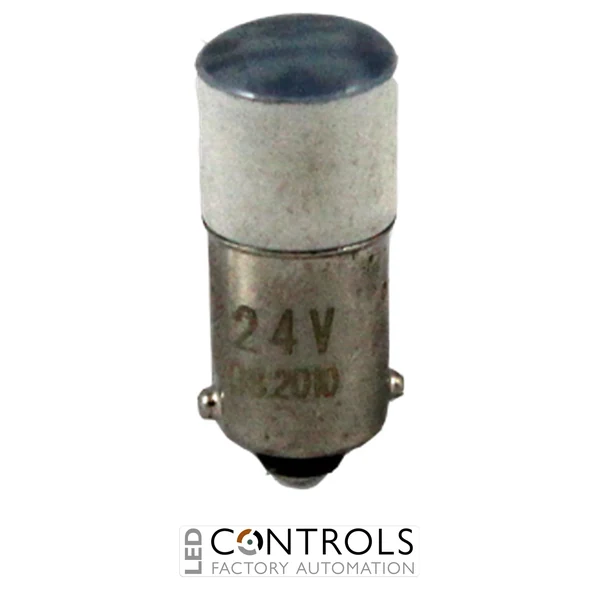 B3-L24A-BLUE IMO Blue LED Lamp 24V AC/DC For B3F Lamp Holders (BA9S)