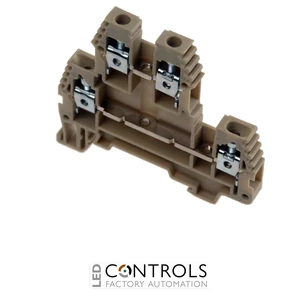 ERD4GREY IMO Screw Clamp Terminal 4mm, 300V, 30A, Double Deck