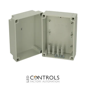 6081315 Fibox ABS 150/100 HG Enclosure, ABS High base, grey cover
