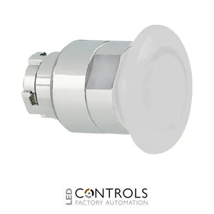 8LM2TBL6248 - LATCH TURN RELEASE 40MM WHITE MUSHROOM H