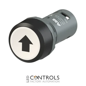1SFA619199R1005 ABB CP9-1005 White Left-Arrow Momentary Pushbutton 1NO+1NC - image 3