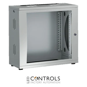 DK7507.020 Rittal FlatBox WHD: 600x625x400mm 12 U with 482.6mm (19") mounting frame