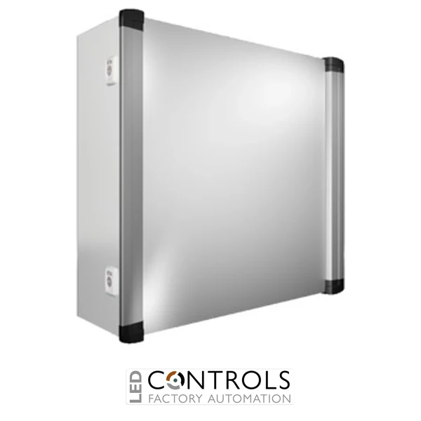 AX6315.650 AX Operating housing with handle strips with front door, WHD: 600x600x210 mm