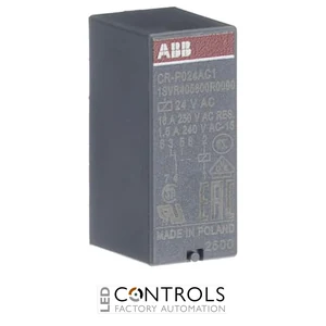 ABB CR-P024AC1 Pluggable Relay 1C/O 24VAC