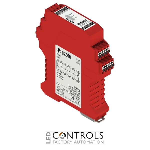 CS AR-07X024 Pizzato Safety module 4NO+1NC, category 4