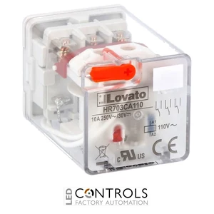 HR703CA110 - IND. RELAY 11 PINS 3C/O 10A 110VAC+LED