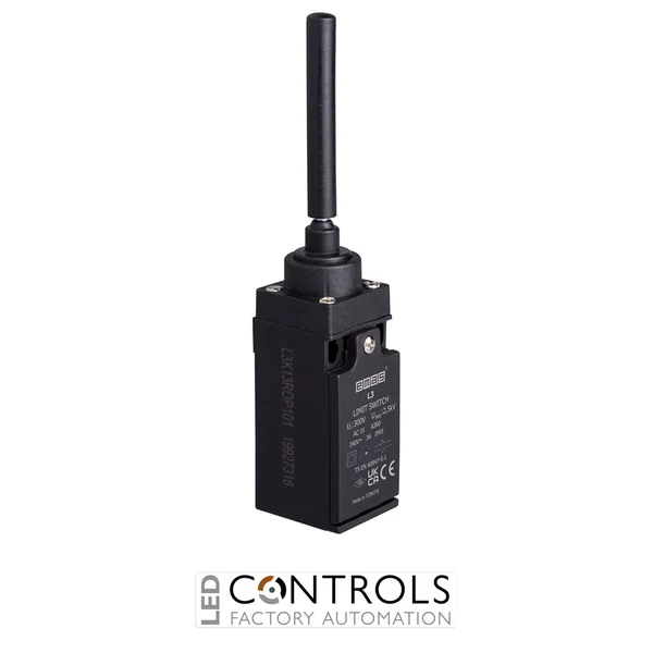 EMAS L3K13ROP101 EMAS L3 SERIES LIMIT SW. SNP ACT. 1NC+1NO PL. RIGID ROD