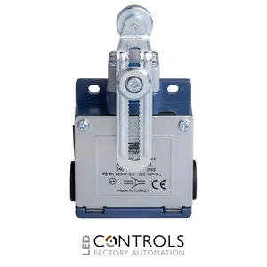 EMAS L53K13MEM124 EMAS L53 SERIES LIMIT SW. SNAP ACTION 1NC+1NO SHORT METAL ROLLER - image 3