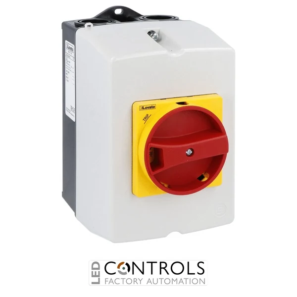 SM1Z1715R - SURFACE MOUNT ENCLOSURE FOR SM1R... RED HANDLE
