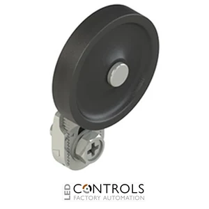 VN A00KG-R25 Pizzato Adjustable shaped metal revolving lever with technopolymer roller ? 35 mm