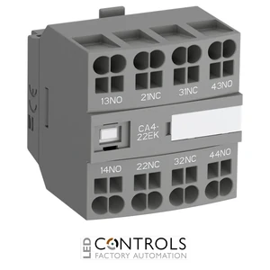 1SBN010146R1104 ABB CA4-04MK Auxiliary Contact Block 4NC Front Mount