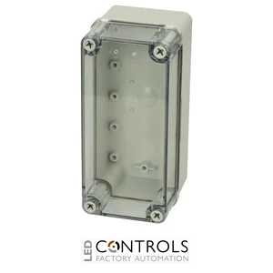 8724008 Fibox PC D 85 T Enclosure, Polycarbonate Transparent cover