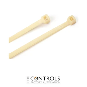 HFC100-HT Partex High Temperature Ties - Up to 135 °C Heat-Stabilised Nylon 4.6, 100 x 2.5mm, Natural, pack 100